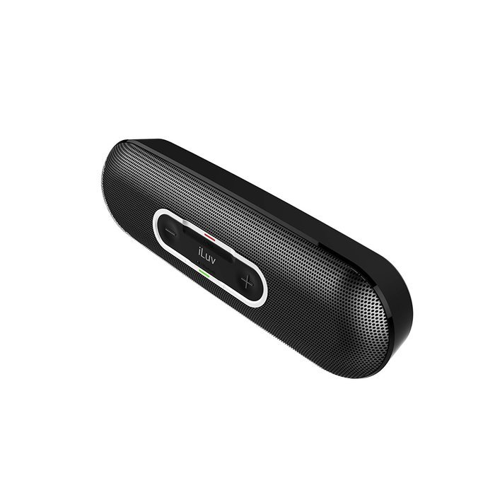 iLuv Rollick Portable Wireless Bluetooth Stereo Speaker with 3.5mm Aux Input for the iPhone 6S/6 & Samsung GALAXY...