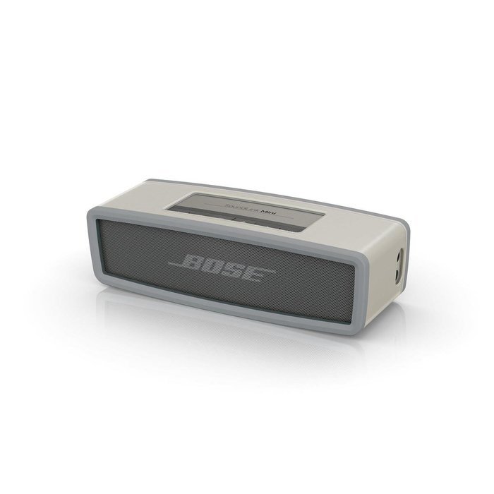 Bose SoundLink Mini II Bluetooth Speaker (Pearl) with Soft Cover (Gray) N3