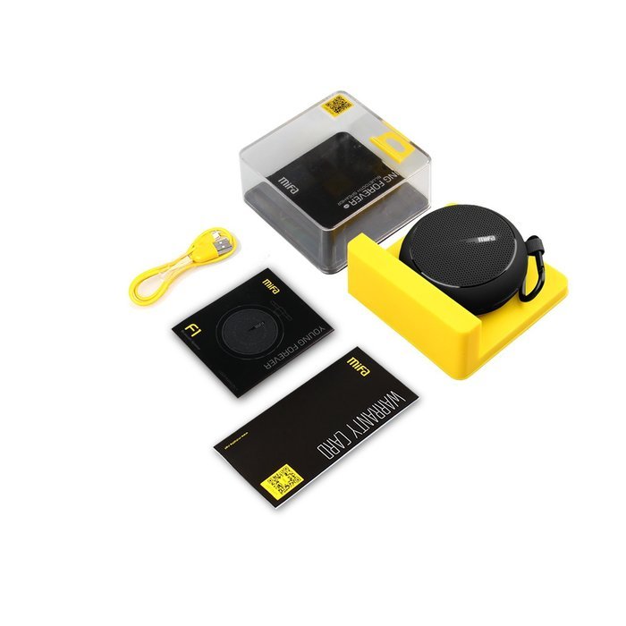 MIFA F1 Portable Outdoor Bluetooth Speaker Black With Sound Card, Hands-free ,3W,6 Hours Playtime ,Rechargeable... N6