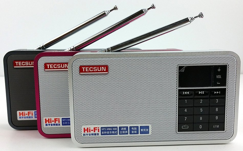 Tecsun X3 Built in an Aluminum case with Rechargeable FM Radio with ETM, MP3 Player with Built-in Micro SD Card... N6