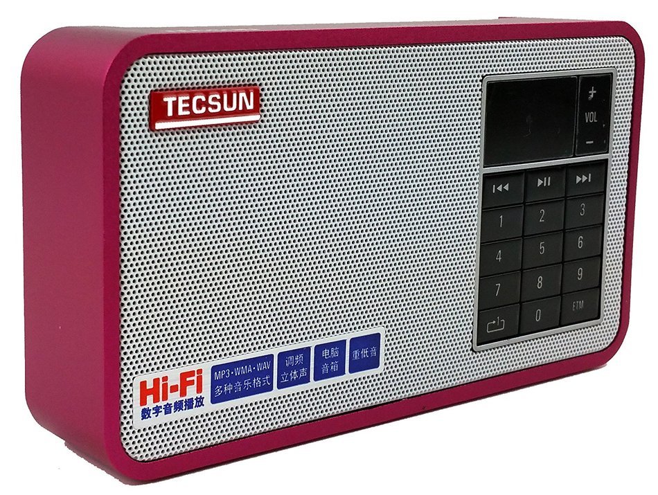 Tecsun X3 Built in an Aluminum case with Rechargeable FM Radio with ETM, MP3 Player with Built-in Micro SD Card... N9