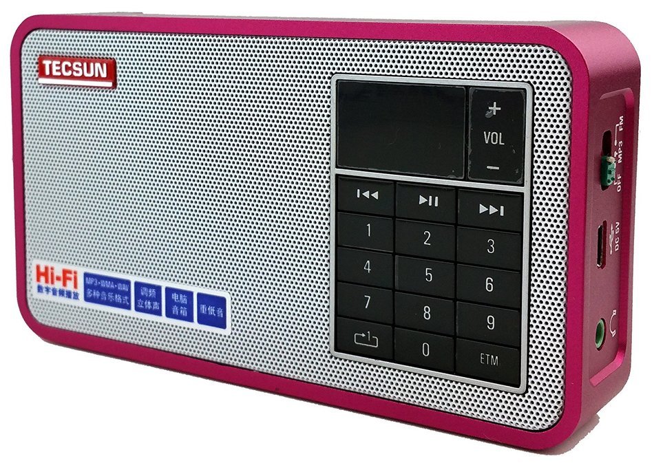 Tecsun X3 Built in an Aluminum case with Rechargeable FM Radio with ETM, MP3 Player with Built-in Micro SD Card... N10