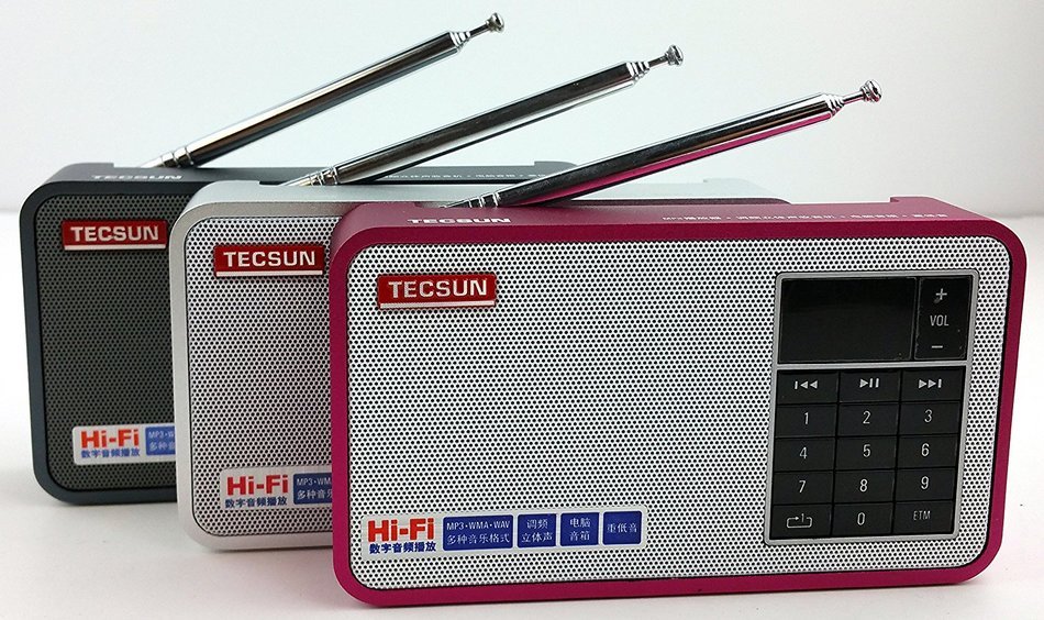 Tecsun X3 Built in an Aluminum case with Rechargeable FM Radio with ETM, MP3 Player with Built-in Micro SD Card... N13