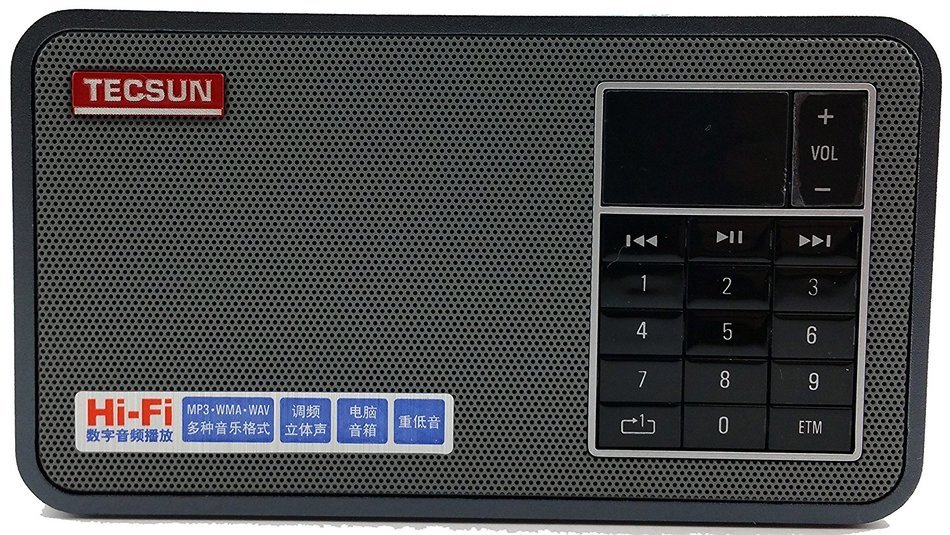 Tecsun X3 Built in an Aluminum case with Rechargeable FM Radio with ETM, MP3 Player with Built-in Micro SD Card... N15