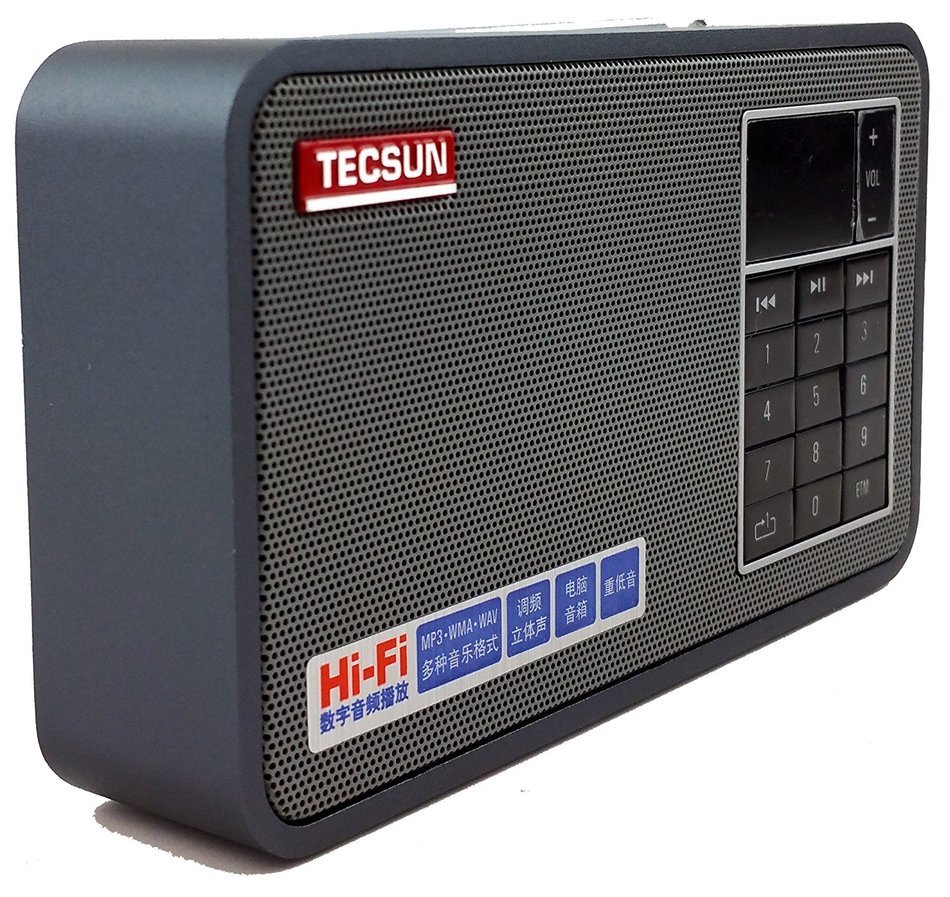 Tecsun X3 Built in an Aluminum case with Rechargeable FM Radio with ETM, MP3 Player with Built-in Micro SD Card... N16