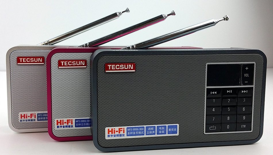 Tecsun X3 Built in an Aluminum case with Rechargeable FM Radio with ETM, MP3 Player with Built-in Micro SD Card... N19