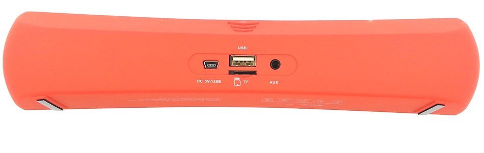 Keeka Ultra-Bass High Performance Bluetooth Music Player and Boombox for Bluetooth Enabled Mobile Devices - Red... N2