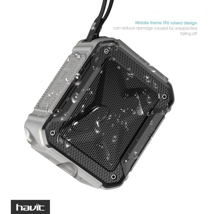 HAVIT Portable Wireless Bluetooth 4.1 Speaker, IPX5 Waterproof Dustproof for Outdoors Sport or Shower, Rechargeable... N20