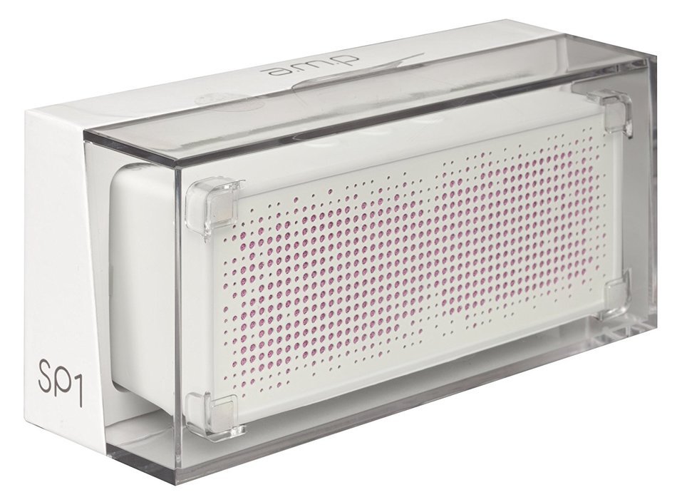 a.m.p SP1 Portable Bluetooth Speaker, White N13