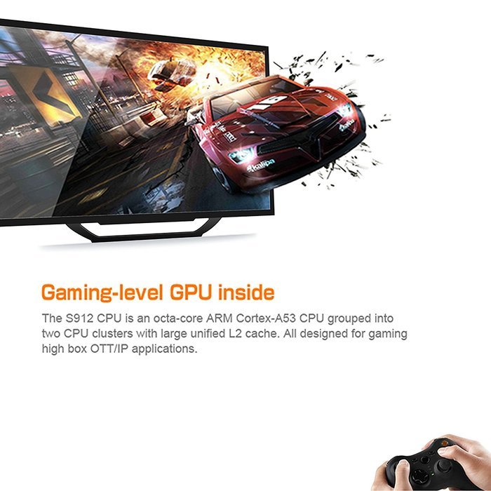 KOLOF NEXBOX A1 Android 6.0 Amlogic S912 TV BOX KODI 16.1 Octo Core 2G 16G Streaming Media Players N3