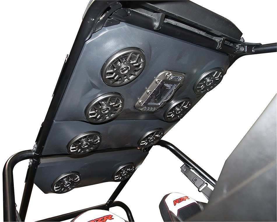 SSV Works WP-RZF3O4 Polaris RZR XP1000 and 2015+ 900 4 Seat BLUETOOTH 4 Speaker Overhead Stereo System N5