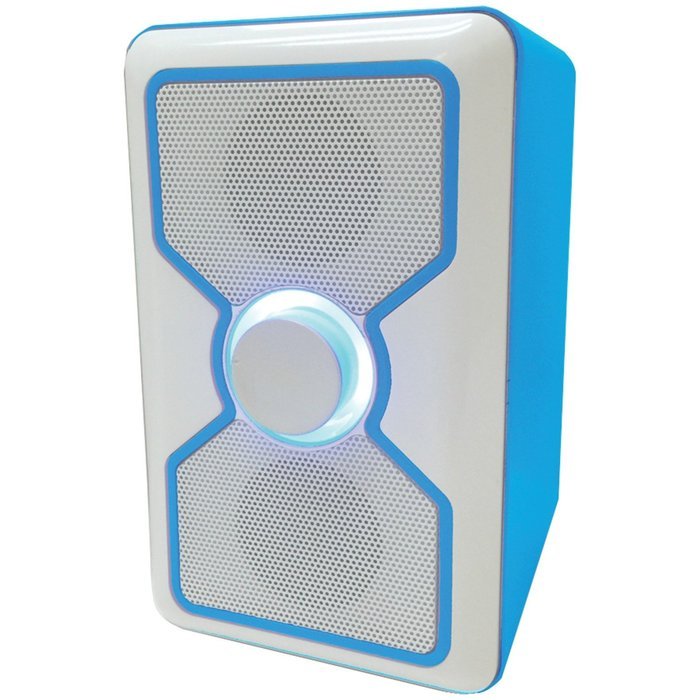 Sylvania SP015-Blue Bluetooth Speaker with Built-In Speakerphone