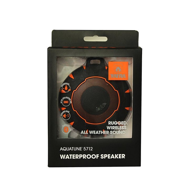 Yatra Aquatune 5712 - Portable Waterproof Rugged Wireless Bluetooth Speaker (Black) N4