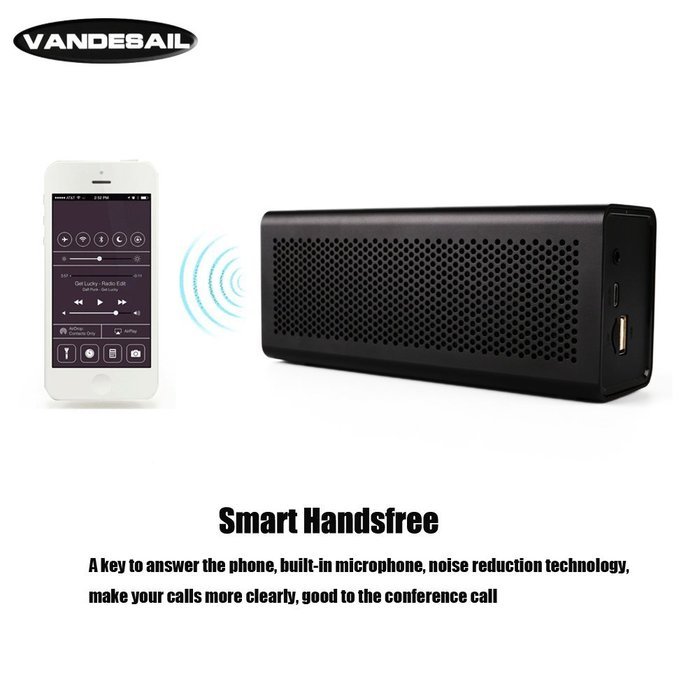 Waterproof Bluetooth Speakers, VANDESAIL&reg; Mini Portable Wireless Speaker 5W Power Sound with Microphone for iPhone... N11