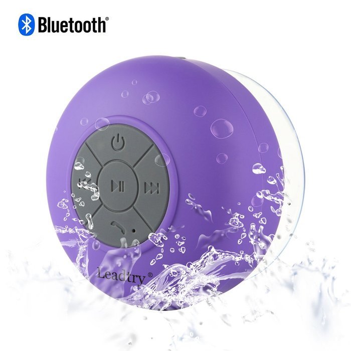 LeadTry Wireless Waterproof Bluetooth Shower 3.0 Speaker (Blue) N16