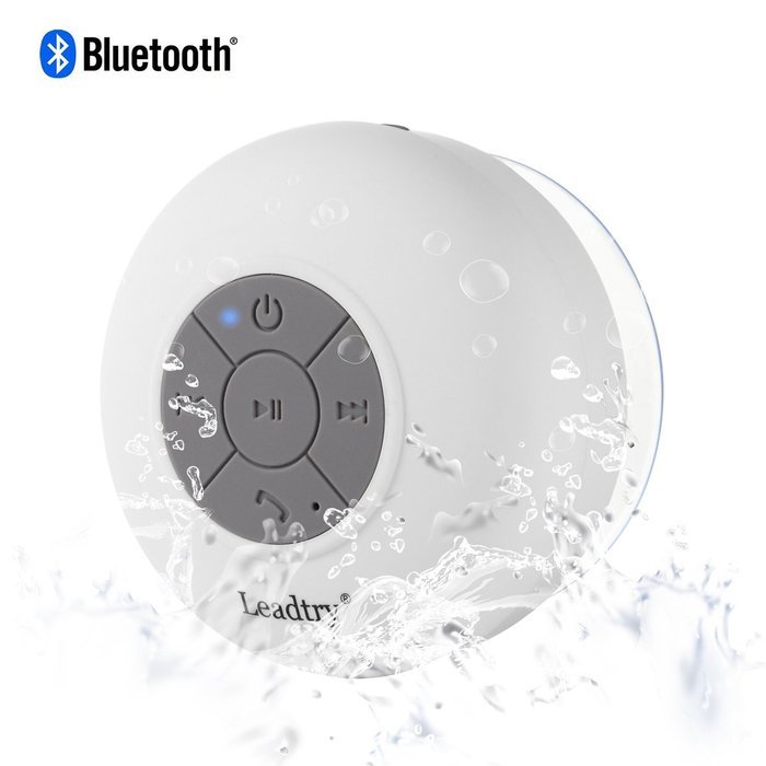LeadTry Wireless Waterproof Bluetooth Shower 3.0 Speaker (Blue) N27