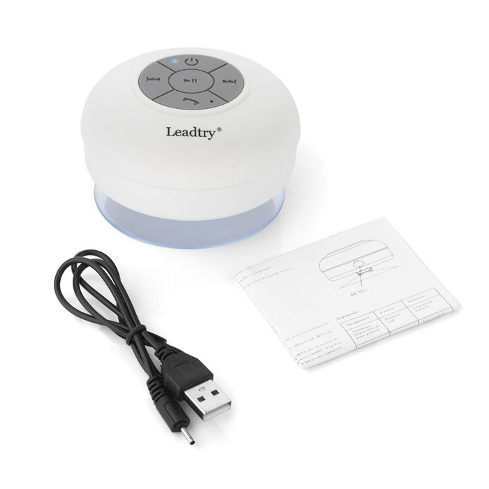 LeadTry Wireless Waterproof Bluetooth Shower 3.0 Speaker (Blue) N30