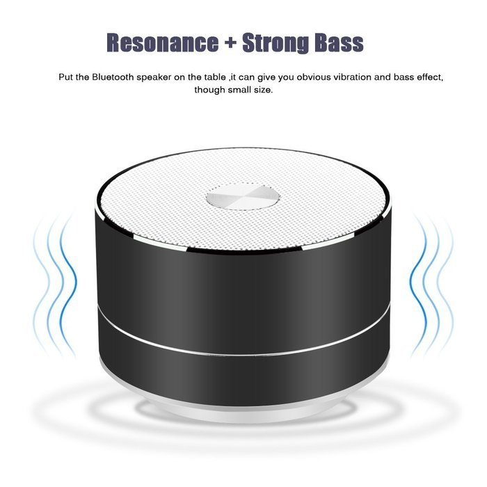Guojia Wireless Bluetooth Speakers with Microphone, USB and TF Card Port N4