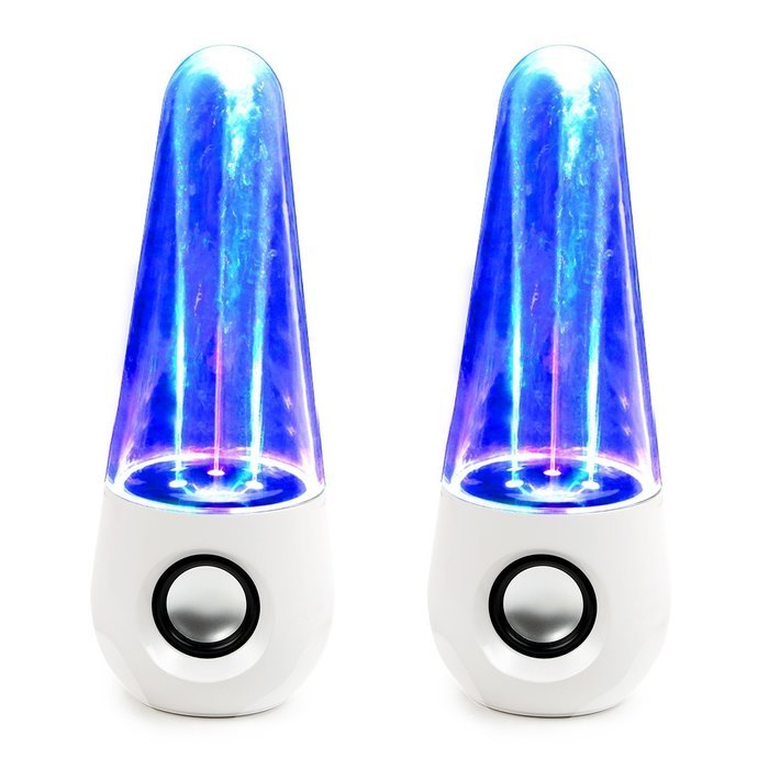 I-kool 4 Changing Colors Water Dancing Speaker Bluetooth 4.0 Wireless (Globe Black) N14