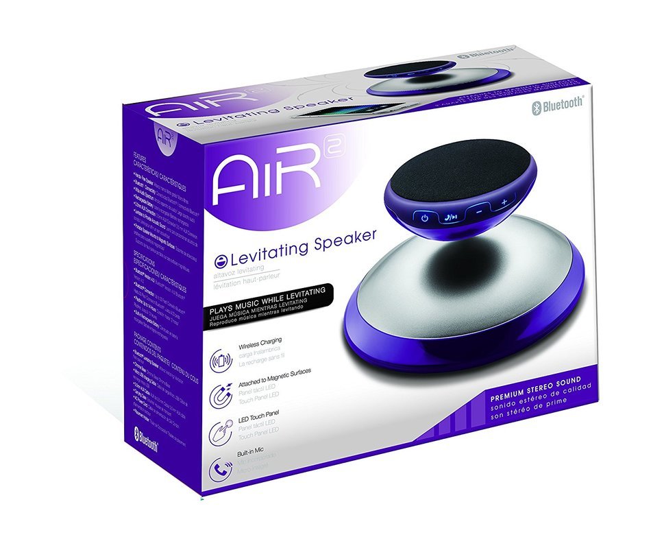Air 2 CSBT-320-PRP Levitating Bluetooth Speaker, Purple N3