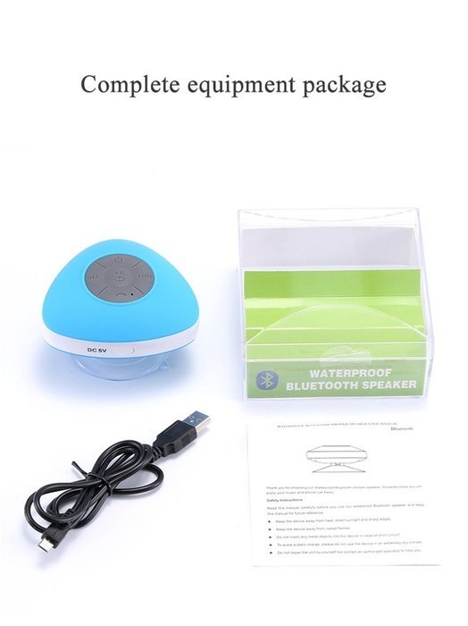 Bluetooth Shower Speaker - FLOVEME Water Resistant Wireless and Hands-Free speaker phone with Suction Cup Auto... N6