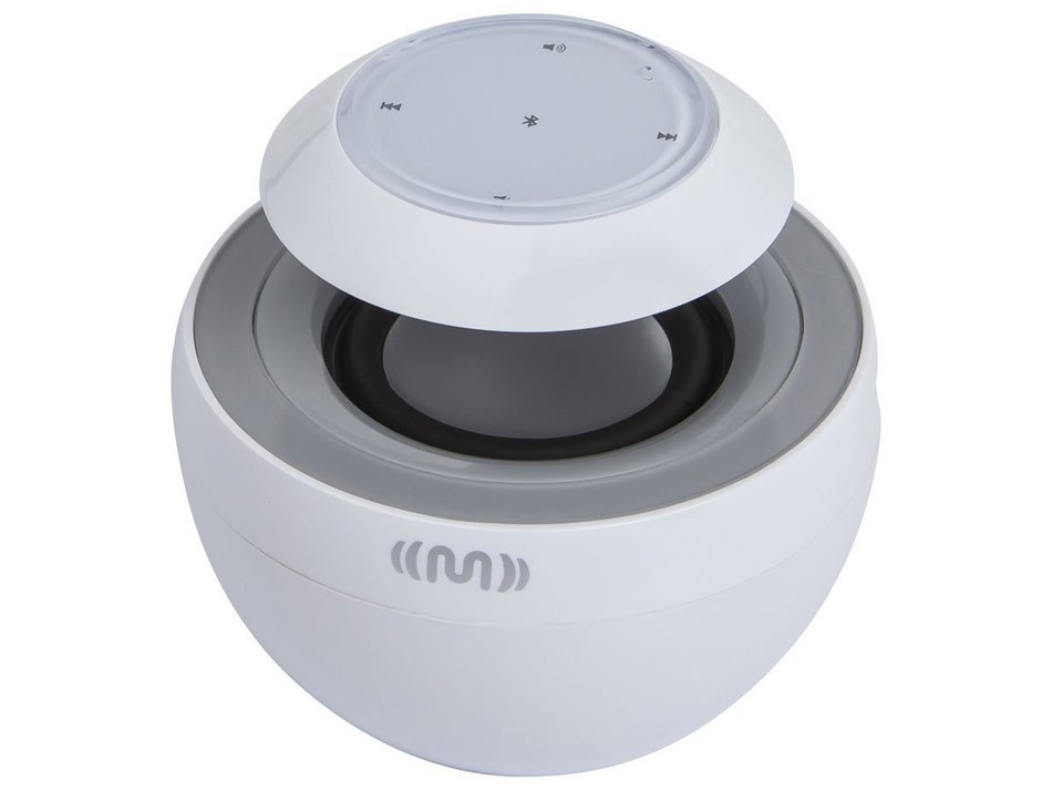 Monoprice Bluetooth Portable 360&deg; Speaker, White N2