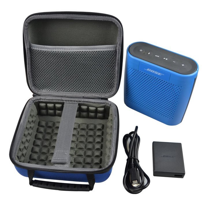 Estarer Hard Bag Case for Bose Soundlink Color Wireless Bluetooth Speaker-Sponge Black N6