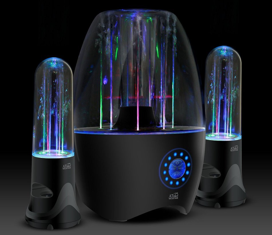 SoundSOUL New Version Music Fountain Amplifier Dancing Water Speakers/Wi-Fi Portable Wireless Bluetooth 4.0 Water... N3
