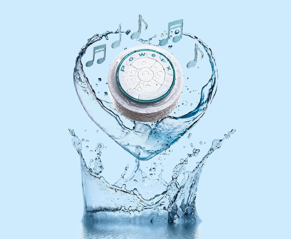 Speaker Waterproof IPX7 Bluetooth for shower & bath ,,stereo,handsfree