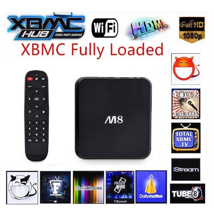 M8 Android TV Box, CEStore HD 4K 2K 3D 1080P Android KitKat 13.2 KODI Fully Loaded Smart Set Top TV Box with Build... N4