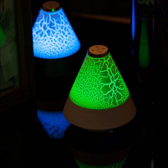 BraveGo Colorful Wireless Bluetooth Speaker with Color Changing LED Night Light TF Card FM Radio Handfree AUX... N7