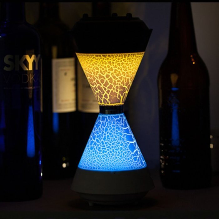 BraveGo Colorful Wireless Bluetooth Speaker with Color Changing LED Night Light TF Card FM Radio Handfree AUX... N8