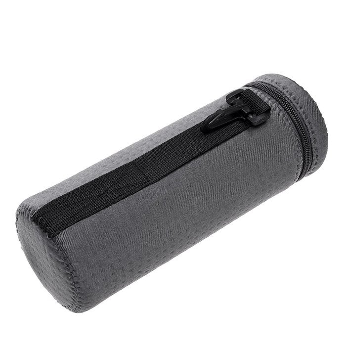 Lightning Power &ndash; Lycra Zipper Carrying Case Bag for Amazon Echo Speaker & Charger (Gray) N4