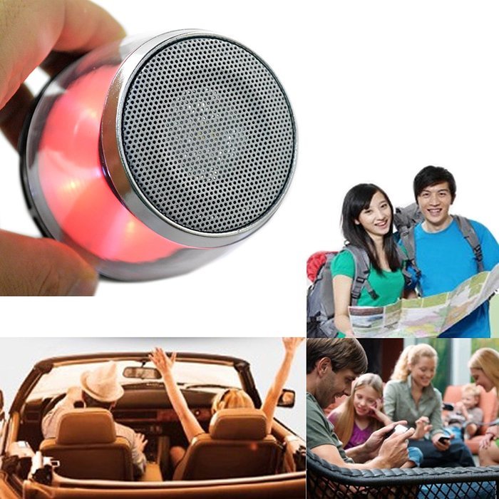 TopePop 3 in 1 Portable Wireless LED Lights Color Changing Bluetooth Speaker microphone Color Change Speaker Outdoor... N4