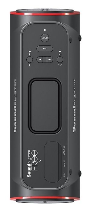 Creative Sound Blaster Free Multifunction Portable Bluetooth Speaker, Built-In MP3 Player with MicroSD (Black) N2