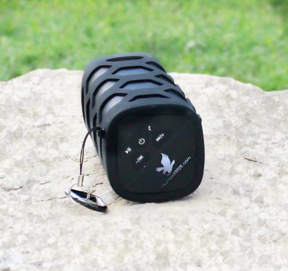 Sky Hawk Toys&reg; Portable Bluetooth Speaker (Black) N4