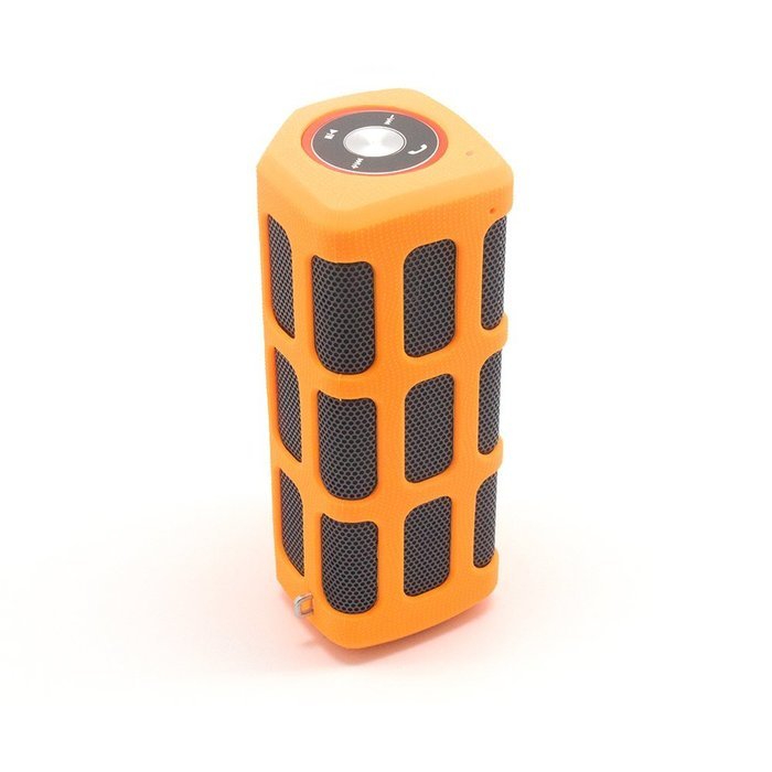 SINOBAND&reg; S400 Waterproof, Dustproof and Shockproof Portable Stereo Power Bank Bluetooth Speaker in Orange, Bluetooth... N5