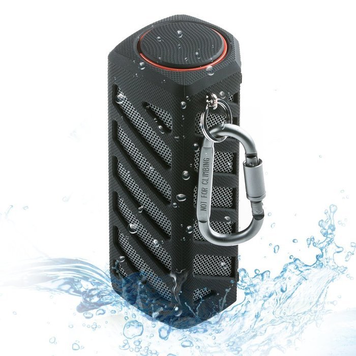 GSWORDY Portable Wireless Bluetooth Speaker Outdoor Waterproof with Power Bank, Enhanced Bass Sound,Compatible...