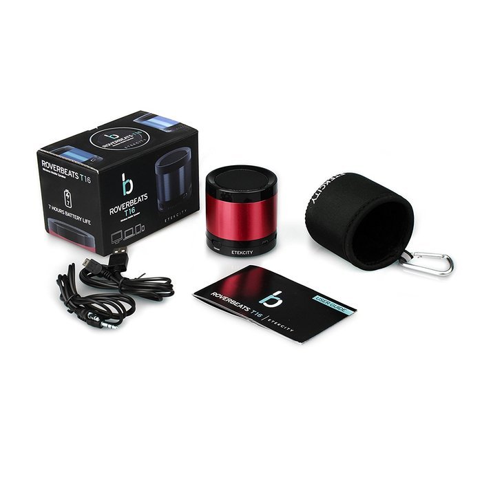 Etekcity RoverBeats T16 Ultra Portable Wireless Bluetooth Speaker, Enhanced Bass (Grey) N12