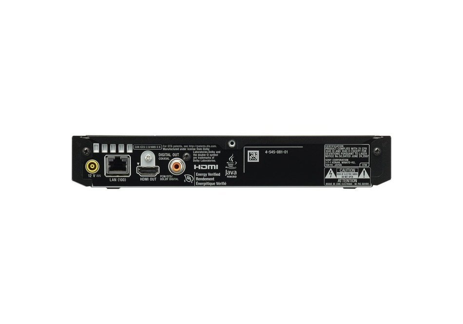Sony BDPS3500 Blu-ray Player with Wi-Fi (2015 Model) N9