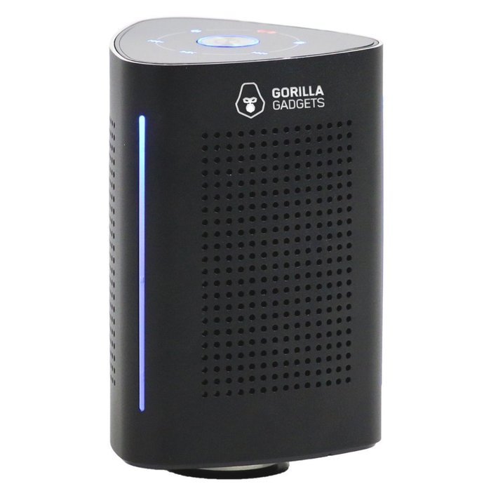 Obsidian Wireless Surface Vibration Speaker 36 Watt Powerful Bass Touch Control, Aluminum Metal Housing Indoor...