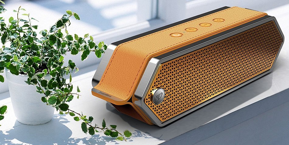 Dreamwave HARMONY Copper/Camel/Brushed Aluminum Wireless Premium Bluetooth Speaker N8