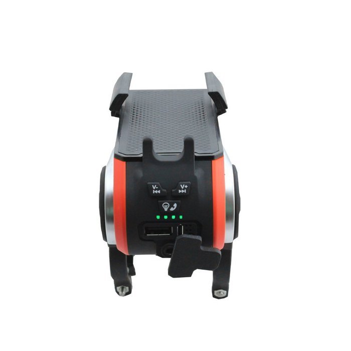 All-in-one Multi-function Bike Speaker, Bike Phone Mount Phone Answering Audio MP3 Player Phone Charger Bicycle... N3