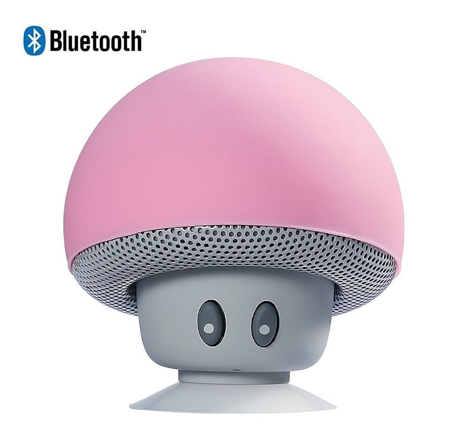 Sudroid Mushroom Mini Wireless Portable Bluetooth 4.1 Speakers with Mic for Iphone Ipad Laptop Samsung HTC Lg... N30