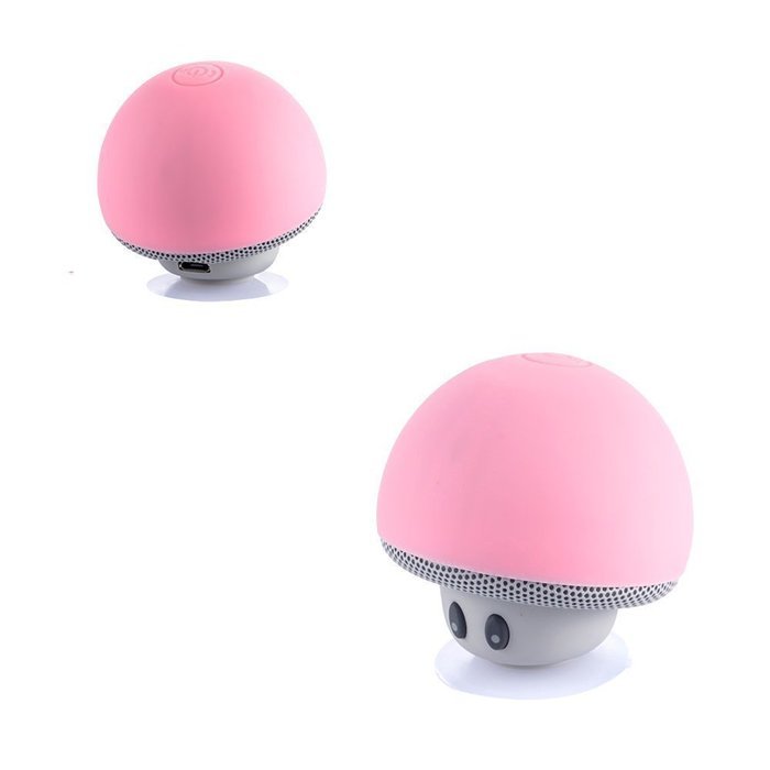 Sudroid Mushroom Mini Wireless Portable Bluetooth 4.1 Speakers with Mic for Iphone Ipad Laptop Samsung HTC Lg... N34