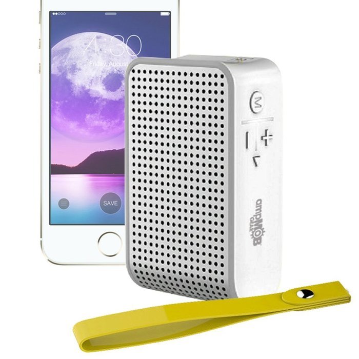 Portable Bluetooth Speaker - Wireless, Compact & Rechargeable Mini Speaker System by ampmob gear &ndash; High Quality...