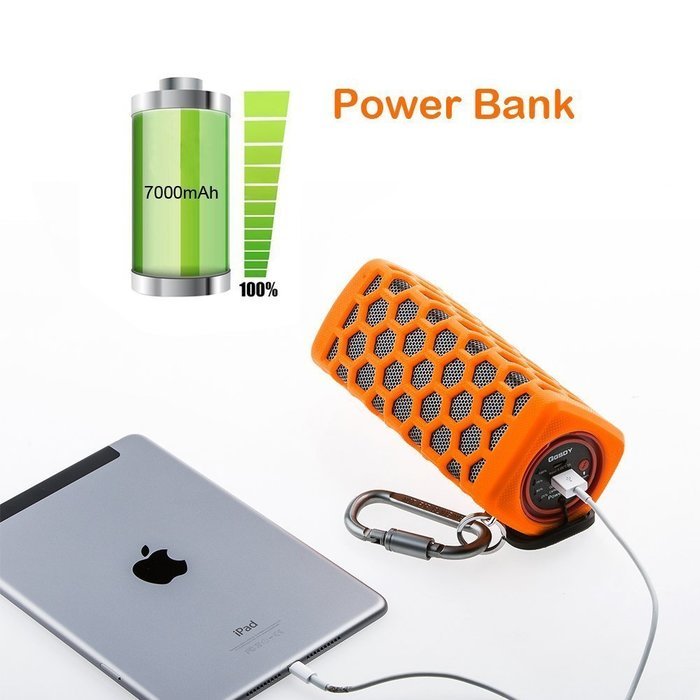Hapyia Waterproof Wireless Bluetooth Speaker - Black N22