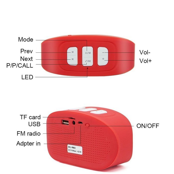 X-Vista Ultra-Portable Wireless Bluetooth Speaker,Built in Mic for Hands Free,Compatible with Phone/Tablet/Mp3... N5