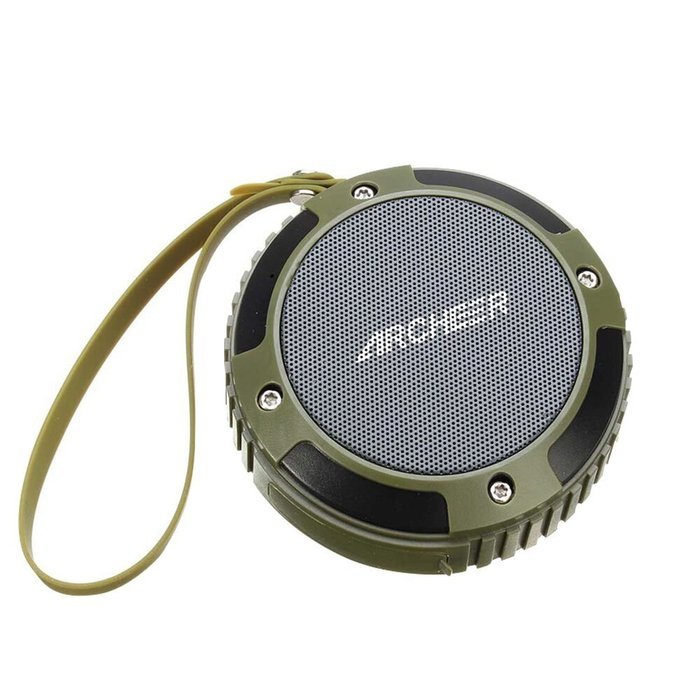 Archeer Waterproof Speaker Portable Outdoor Bluetooth Speaker with Bass, 6 Hour Playtime 5W Driver, A105 Black N9