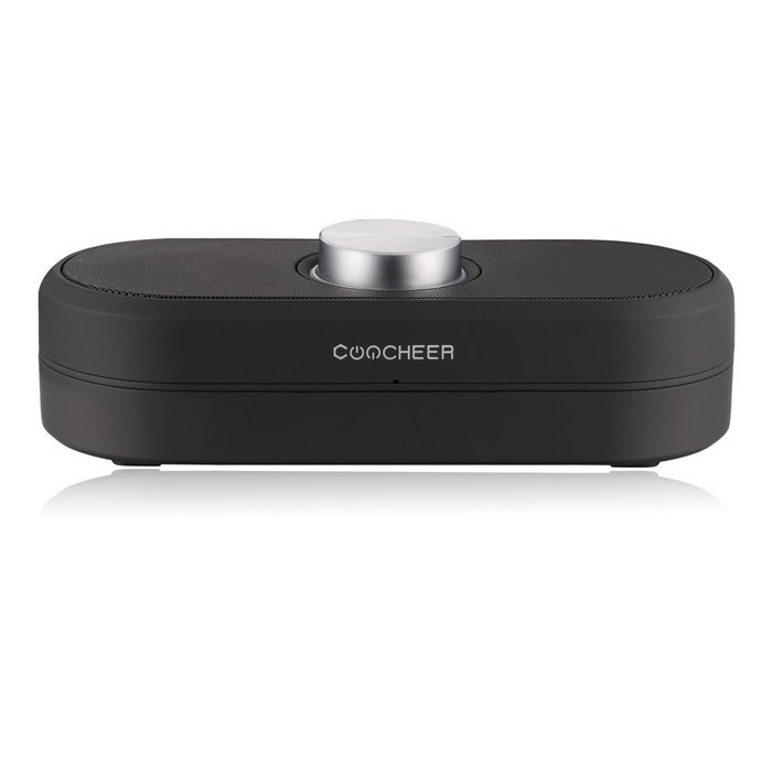 Coocheer Portable Powerful Sound Upgraded NFC Wireless Bluetooth Speaker Built in Microphone